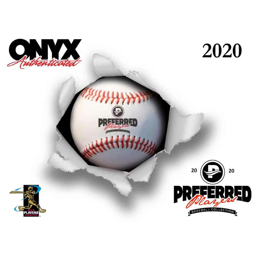 2020 Onyx Preferred Players Collection Baseball 3 Box Hobby Case (Ships Sealed Only)