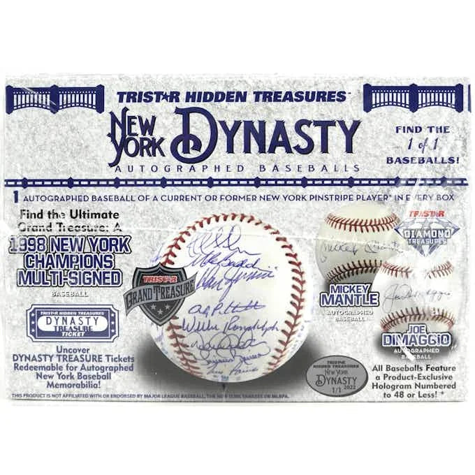 2022 TriStar New York Dynasty Baseball Hobby Box (Ships Sealed Only)