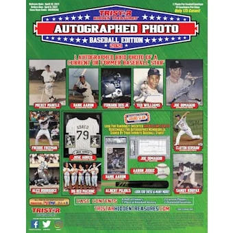 2021 TriStar Hidden Treasures Autographed Photo Baseball Hobby Box (Ships Sealed Only)