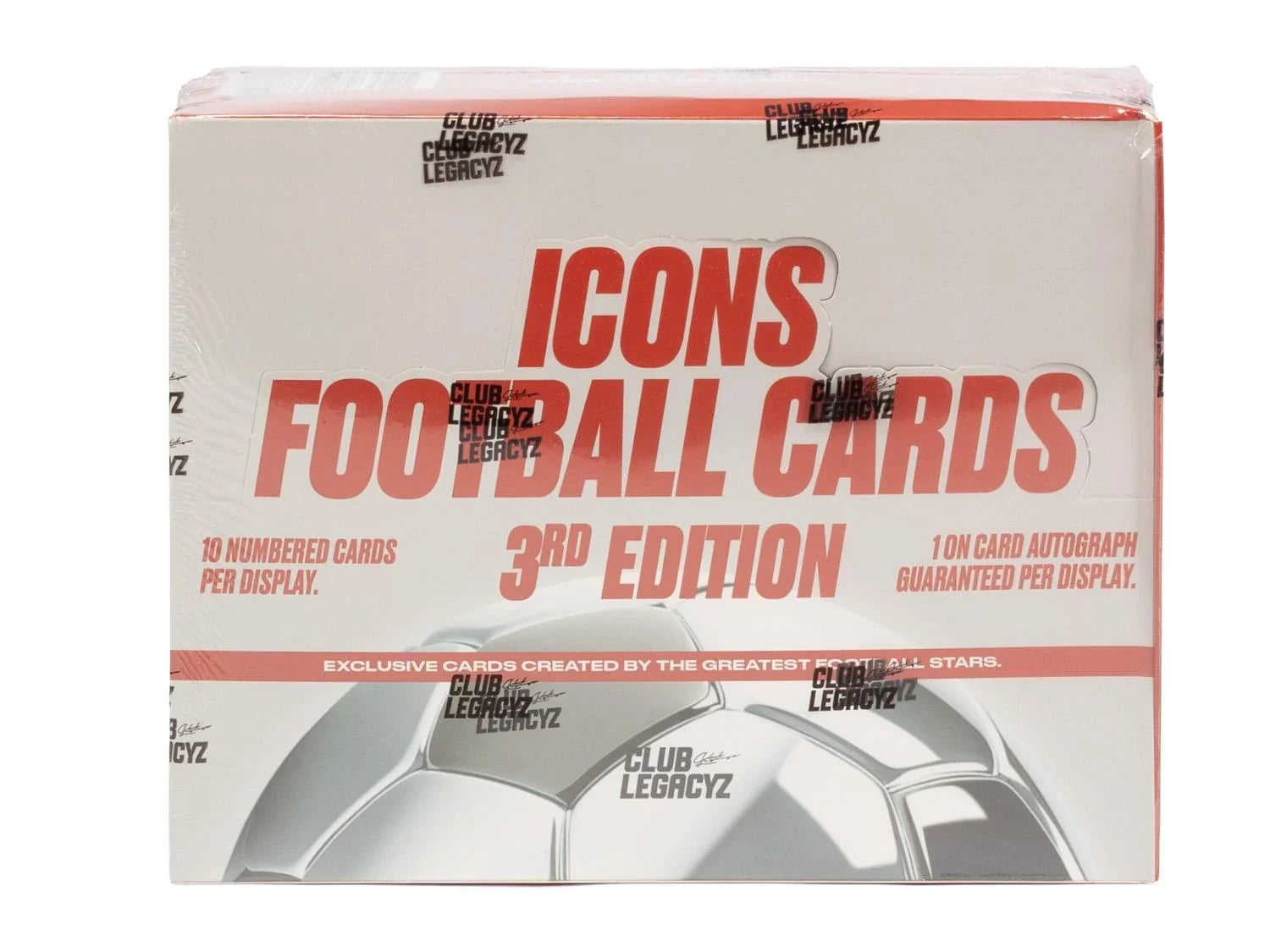 2026 Club Legacyz Icons Soccer Third Edition Hobby Box (Ships Sealed Only)
