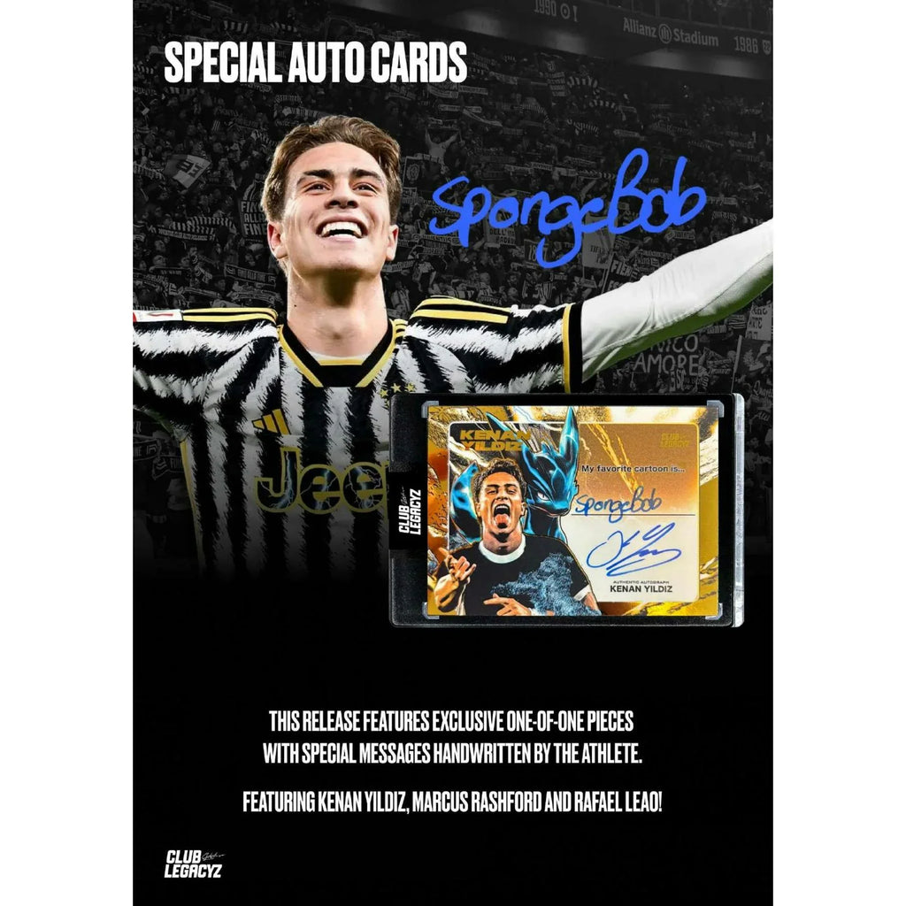 2026 Club Legacyz Icons Soccer Third Edition Hobby Box (Ships Sealed Only)