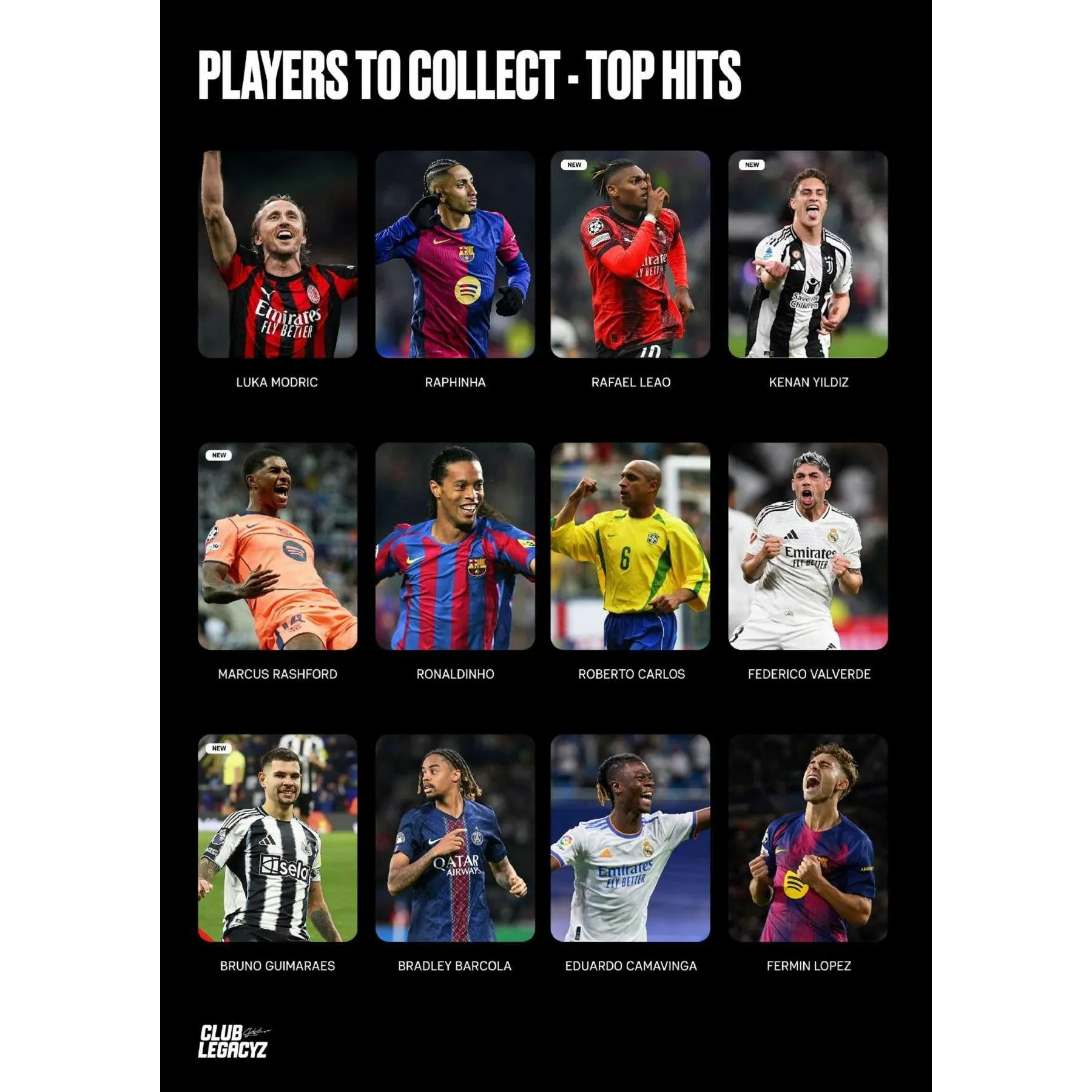 2026 Club Legacyz Icons Soccer Third Edition Hobby 10 Box Case (Ships Sealed Only) - D1