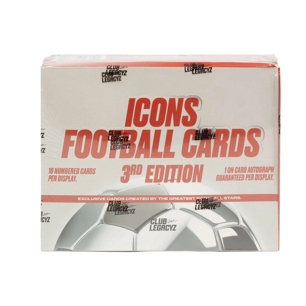2026 Club Legacyz Icons Soccer Third Edition Hobby 10 Box Case (Ships Sealed Only) - D1