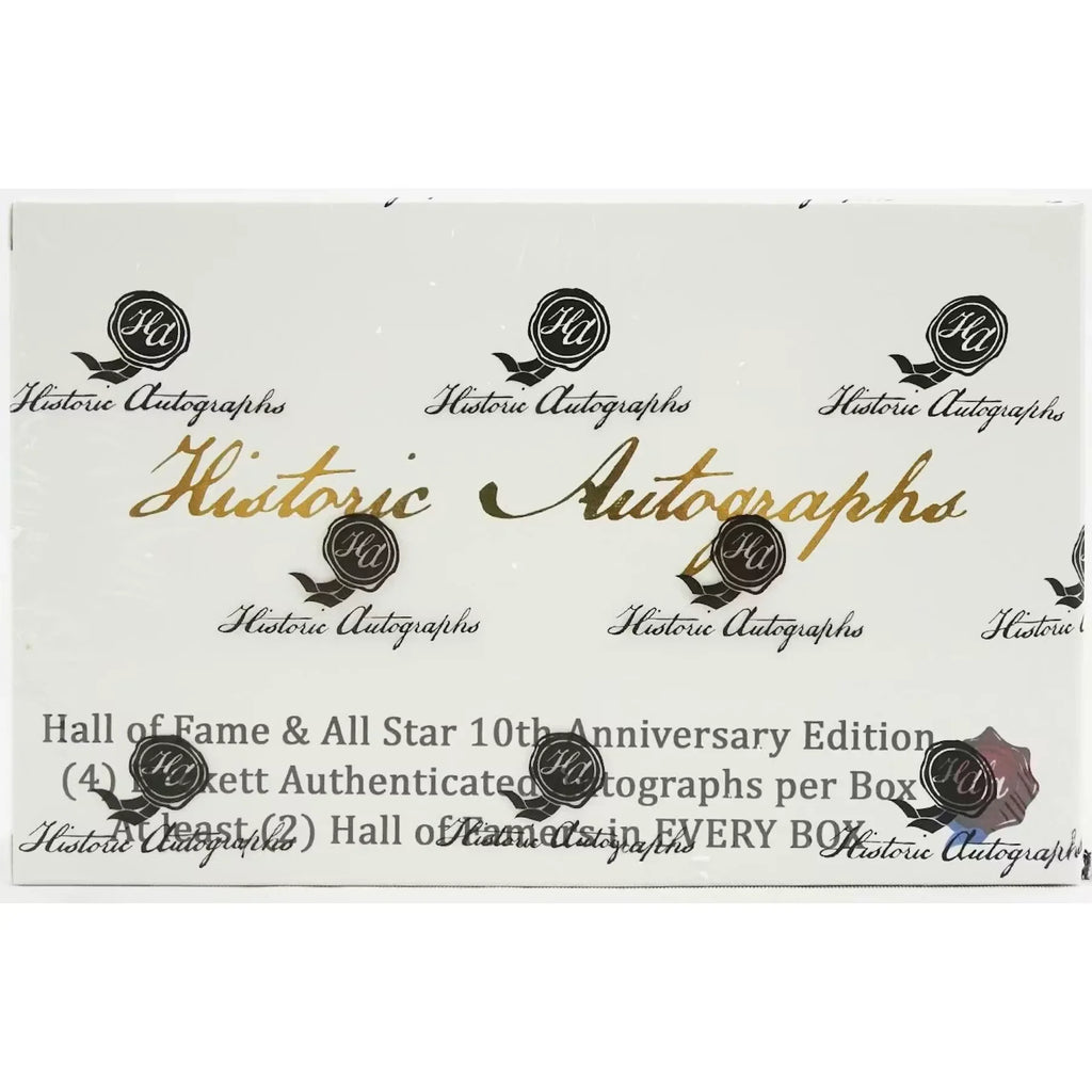 2020 Historic Autographs Hall of Fame All Star Baseball Hobby Box (Ships Sealed Only)