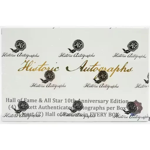 2020 Historic Autographs Hall of Fame All Star Baseball Hobby Box (Ships Sealed Only)