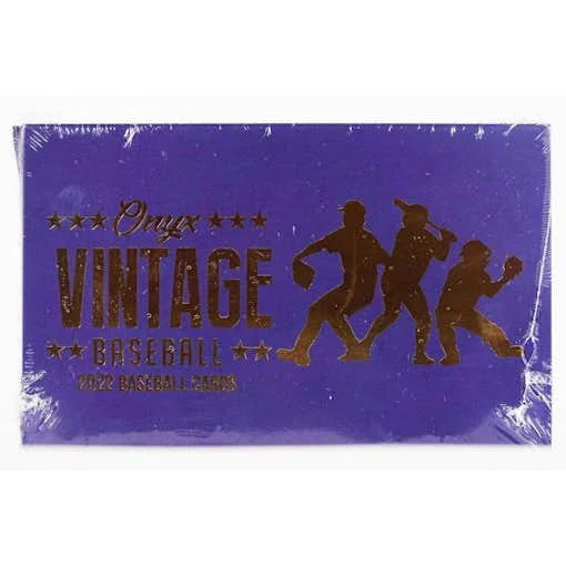 2022 Onyx Vintage Baseball Hobby Box (Ships Sealed Only)
