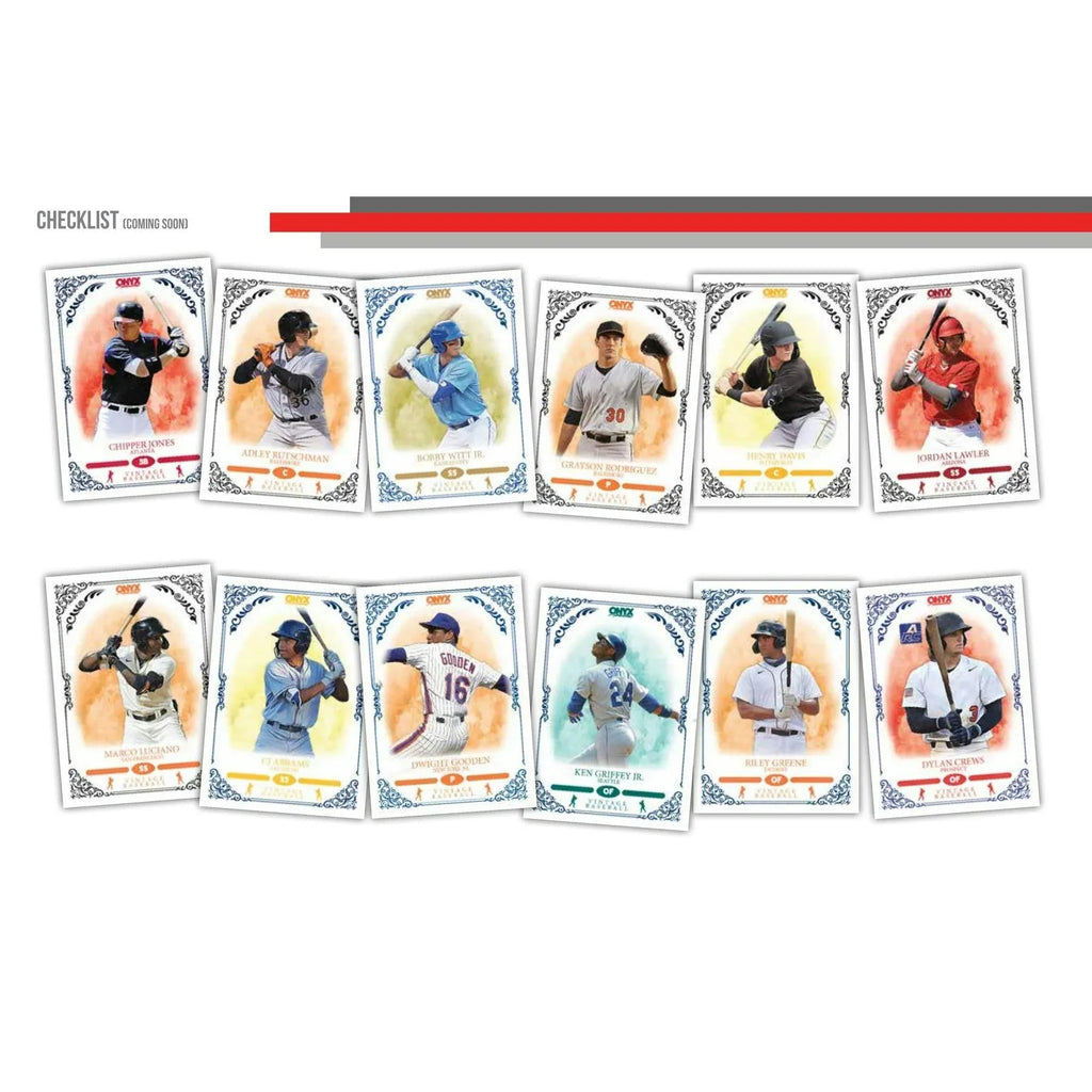 2022 Onyx Vintage Baseball Hobby Box (Ships Sealed Only)