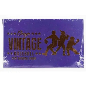 2022 Onyx Vintage Baseball Hobby Box (Ships Sealed Only)