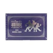 2022 Onyx Vintage Extended Baseball Hobby Box (Ships Sealed Only)