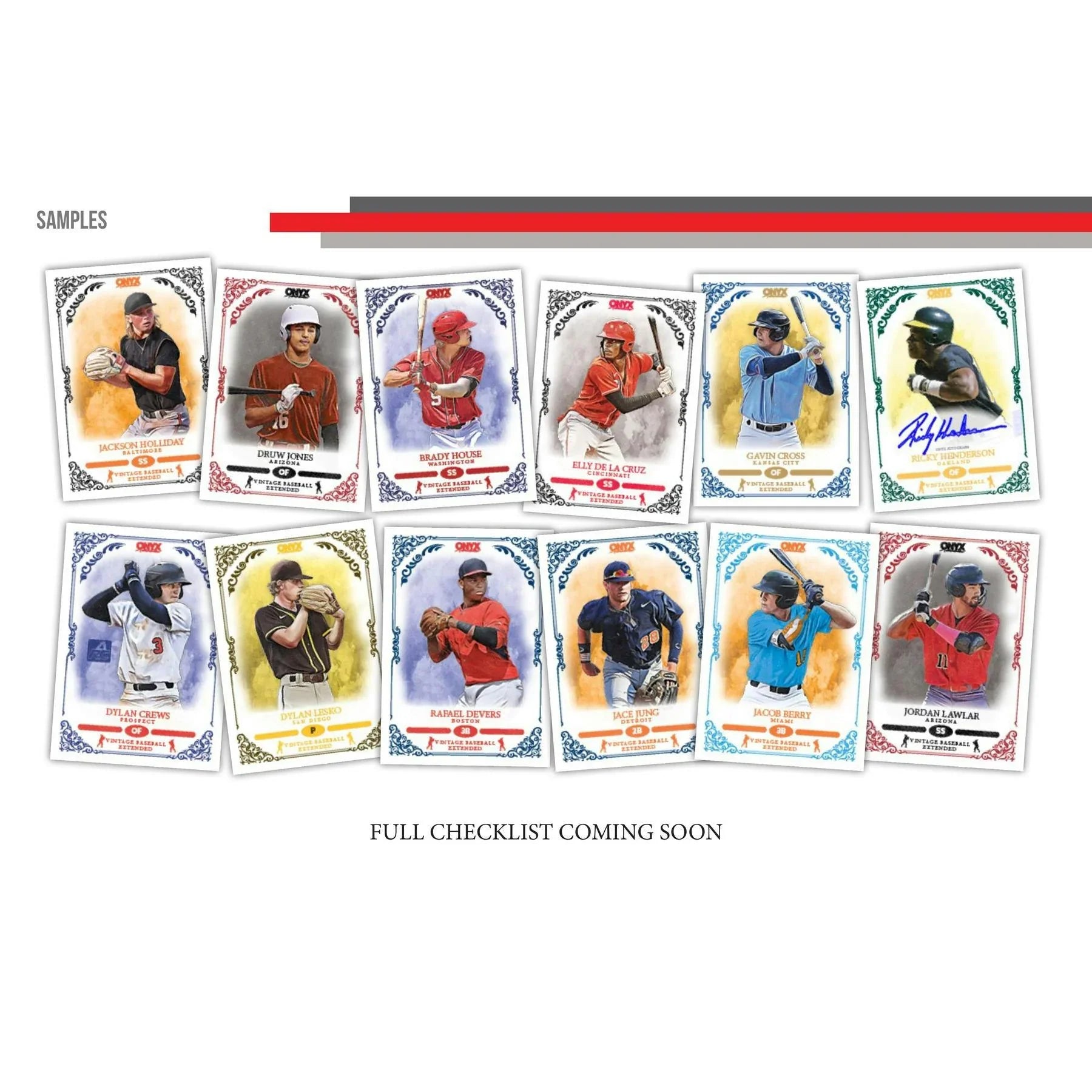 2022 Onyx Vintage Extended Baseball Hobby Box (Ships Sealed Only)