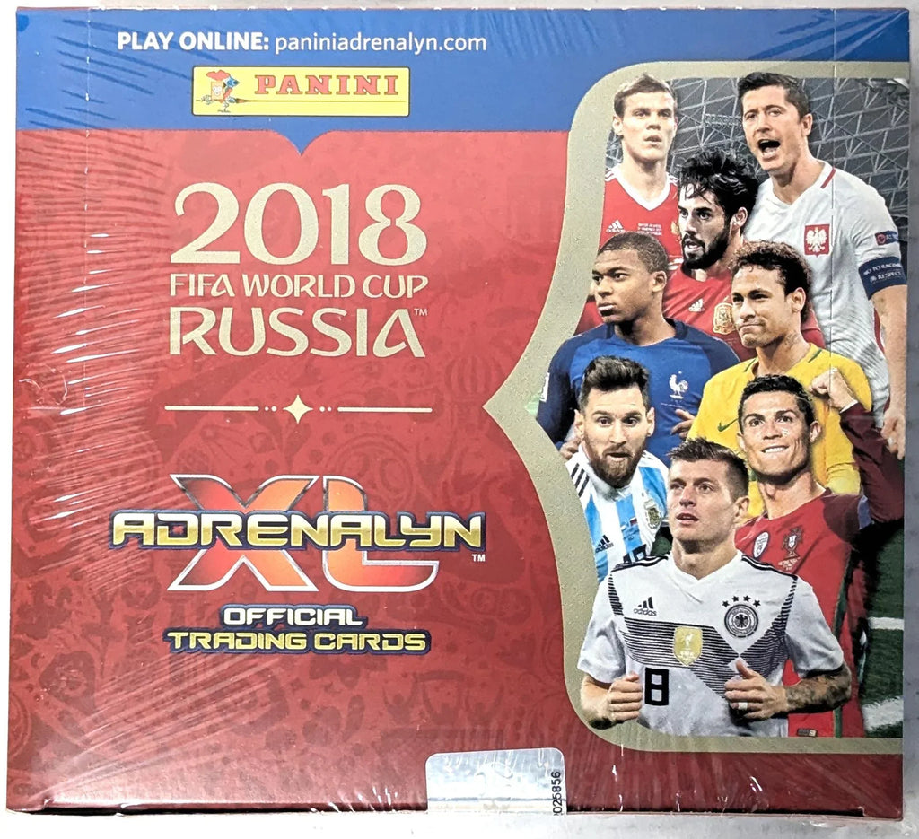 2018 Panini FIFA World Cup Adrenalyn XL Box (Ships Sealed Only)