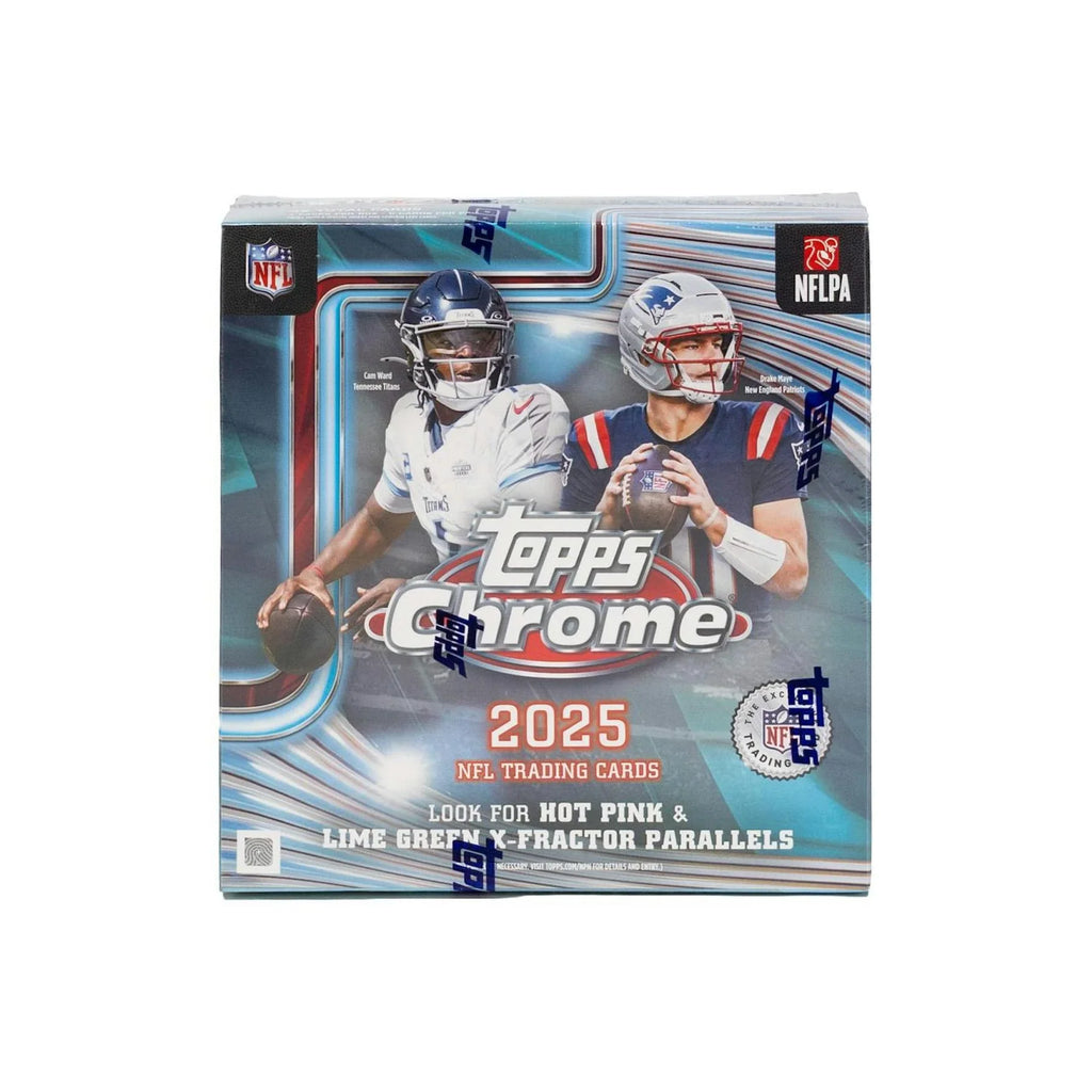 2025 Topps Chrome Football Mega Box (Ships Sealed Only) - D