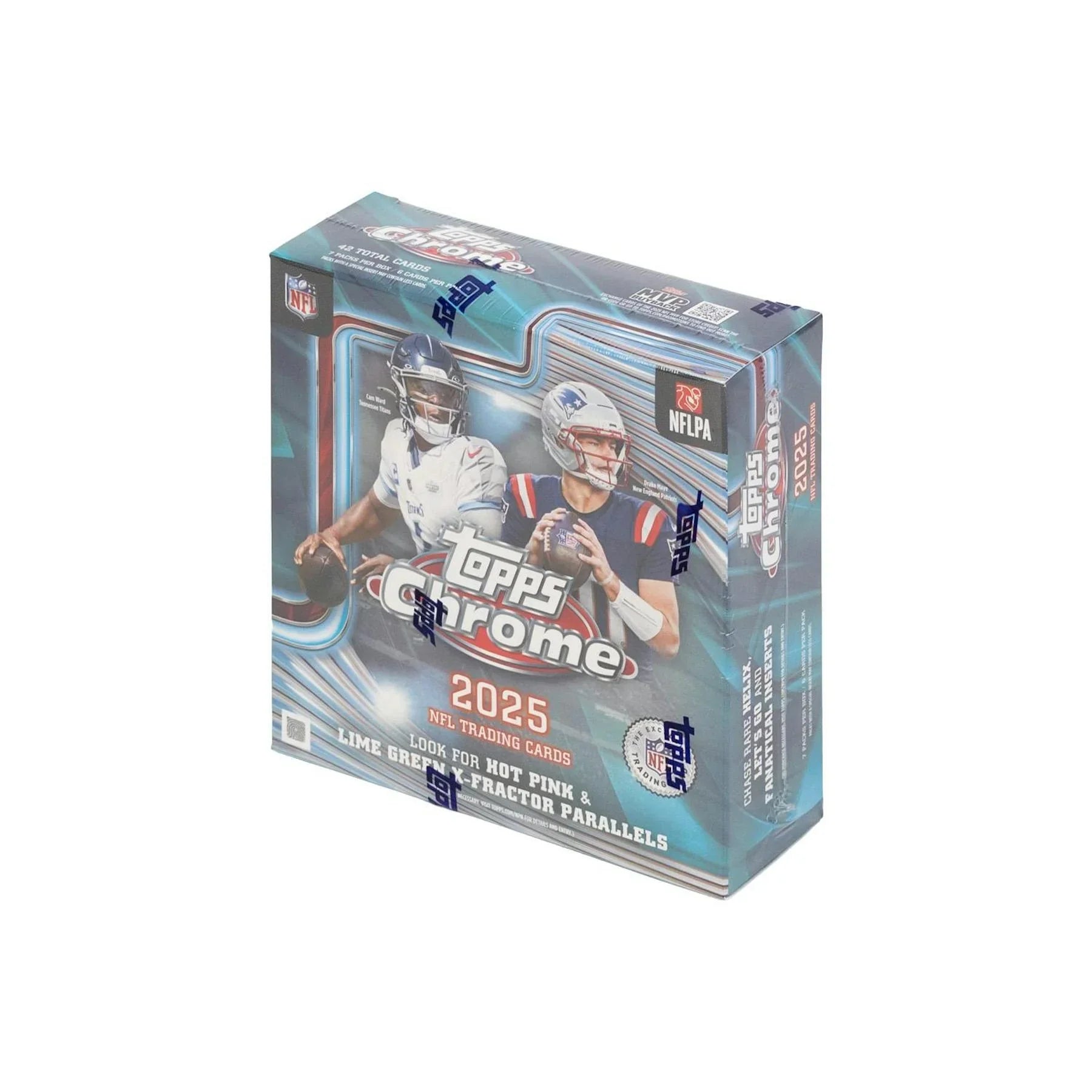 2025 Topps Chrome Football Mega Box (Ships Sealed Only) - D