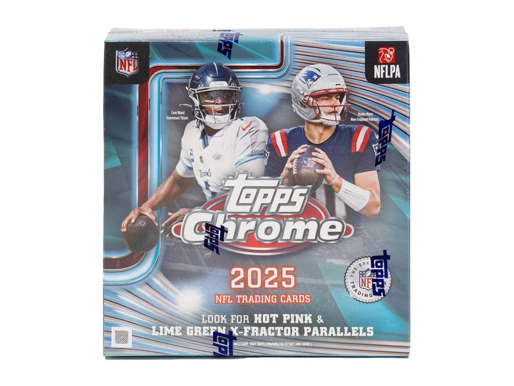 2025 Topps Chrome Football Mega Box (Ships Sealed Only) - D