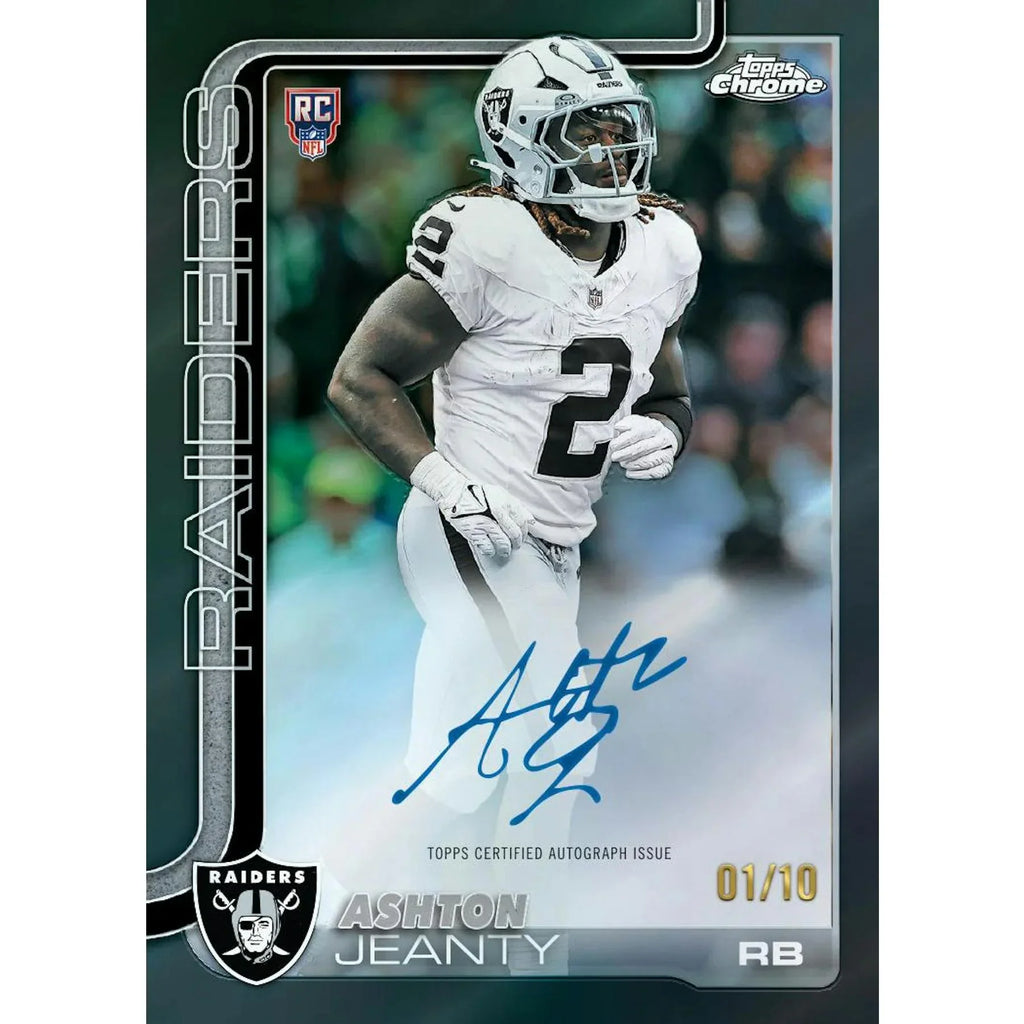 2025 Topps Chrome Football Blaster Box (Ships Sealed Only) - D