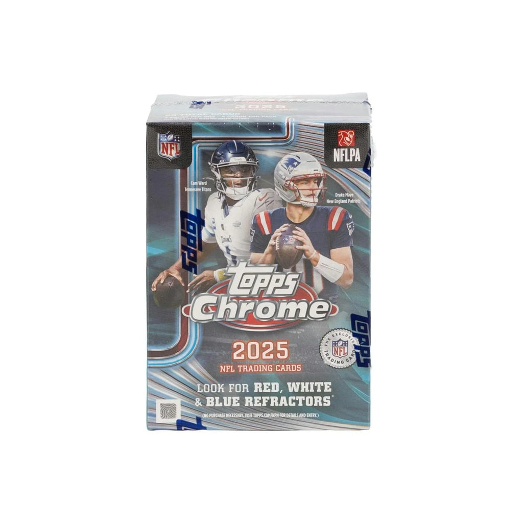 2025 Topps Chrome Football Blaster 40 Box Case (Ships Sealed Only) - D