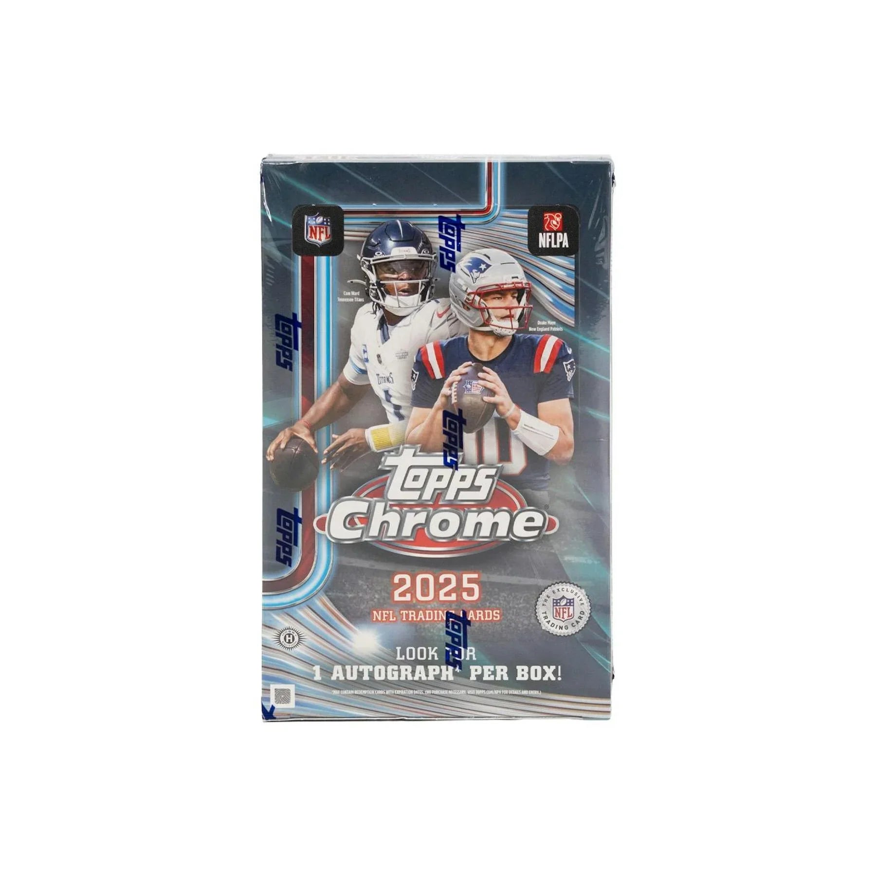 2025 Topps Chrome Football Hobby 12 Box Case (Ships Sealed Only) - D2