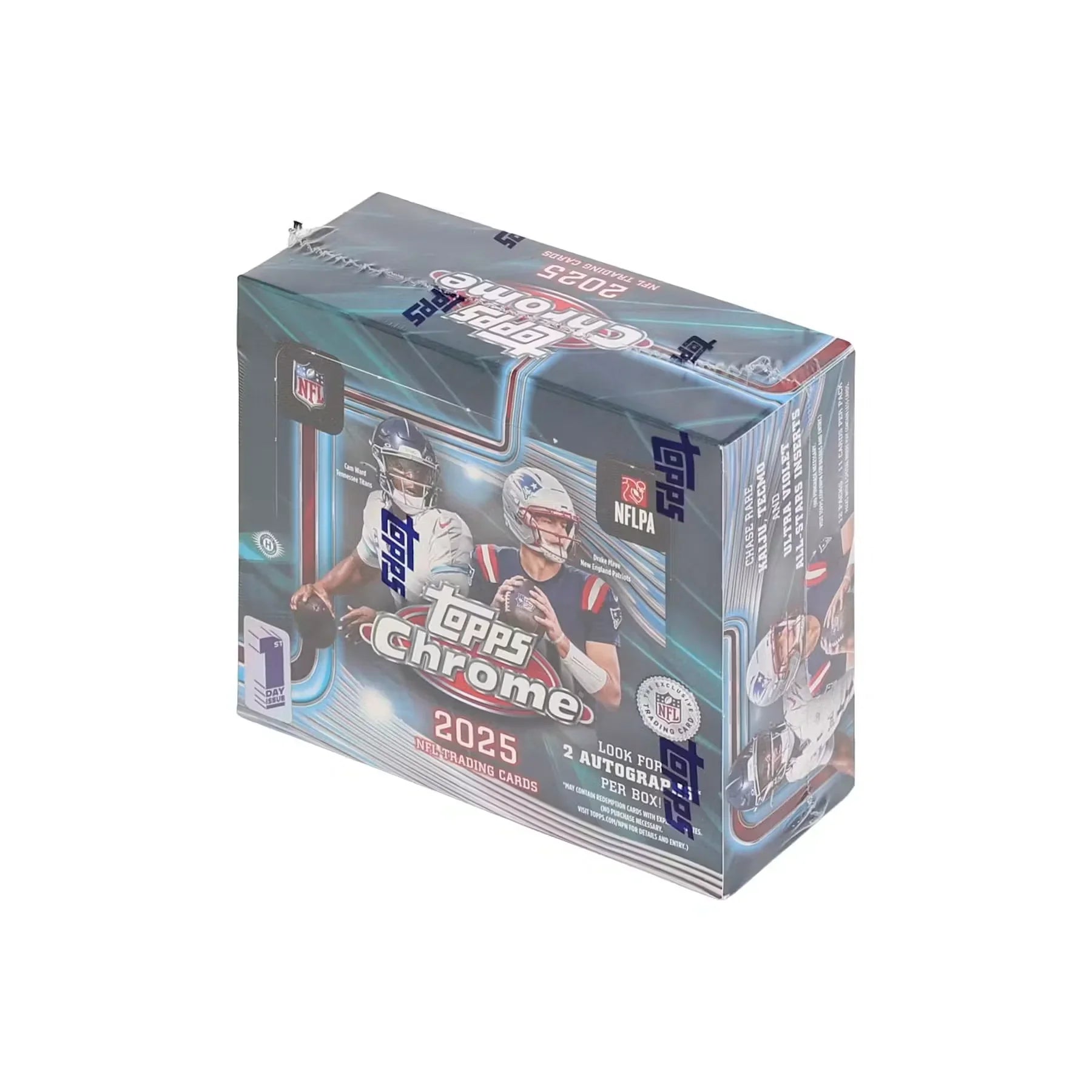2025 Topps Chrome Football First Day Issue Hobby 8-Box Case (Ships Sealed Only)