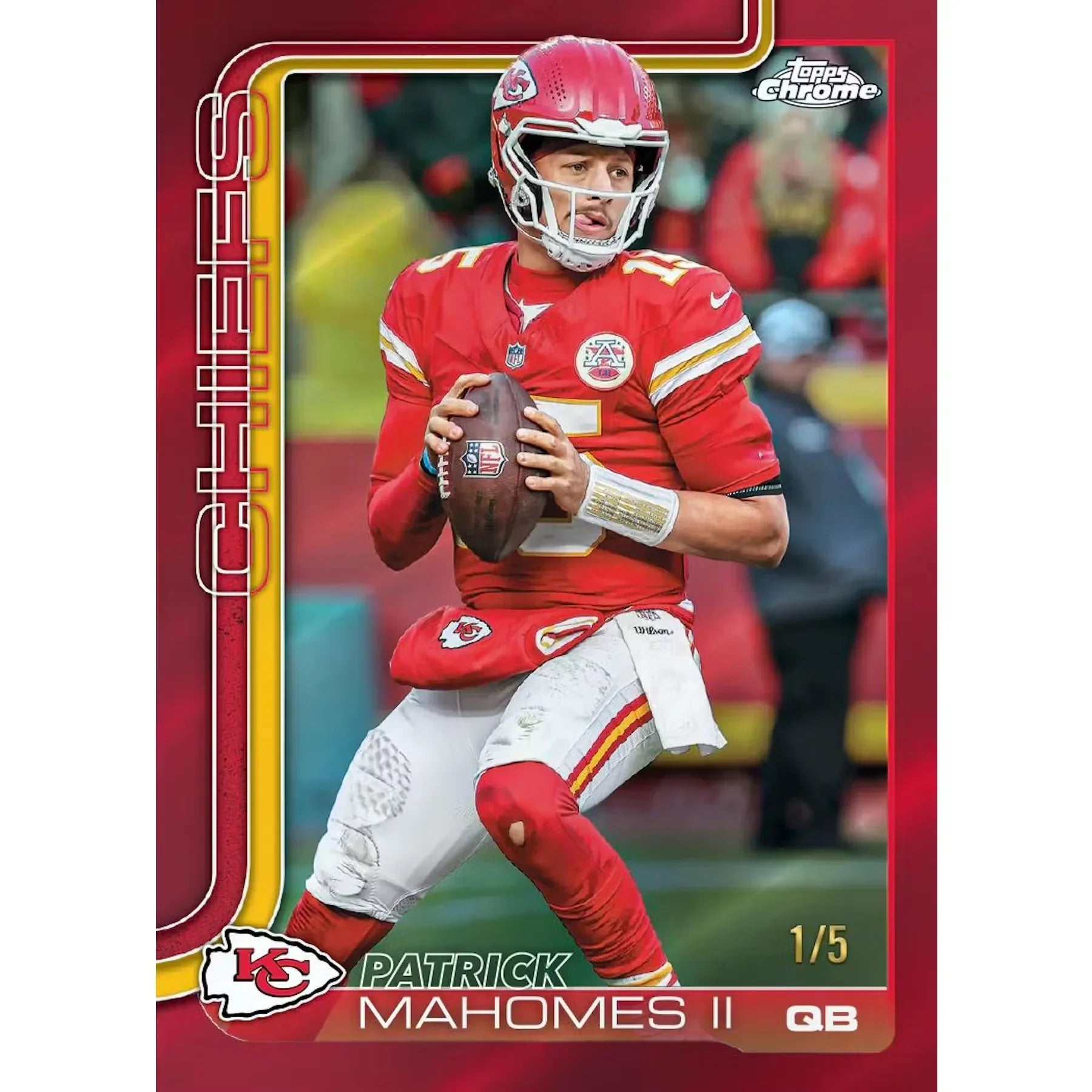 2025 Topps Chrome Football First Day Issue Hobby 8-Box Case (Ships Sealed Only)