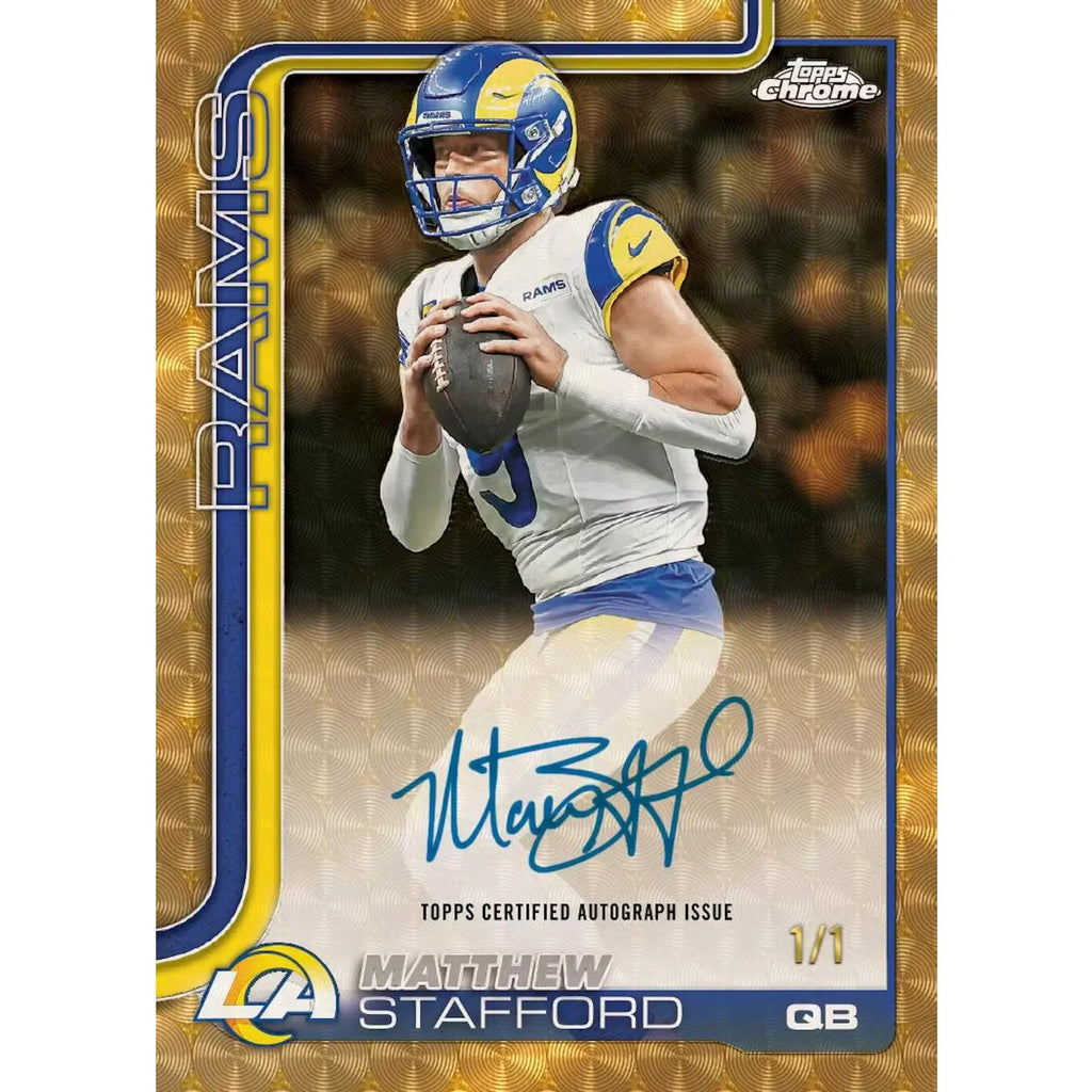 2025 Topps Chrome Football Delight 6 Box Case (Ships Sealed Only)