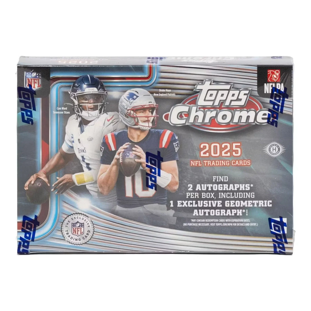 2025 Topps Chrome Football Delight 6 Box Case (Ships Sealed Only)