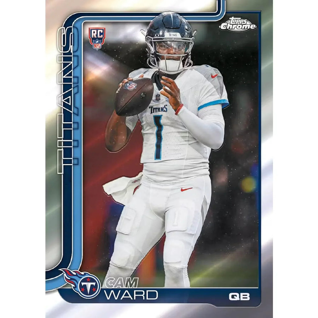2025 Topps Chrome Football Delight 6 Box Case (Ships Sealed Only)
