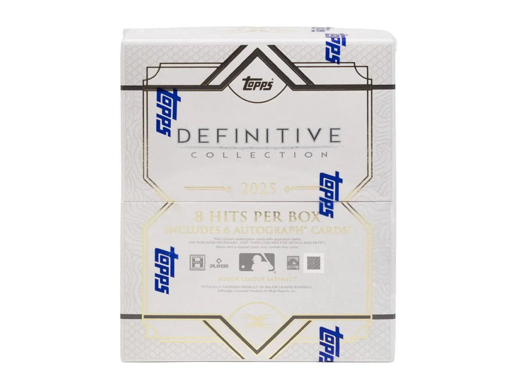 2025 Topps Definitive Collection Baseball Hobby Box Premium Release (Ships Sealed Only)