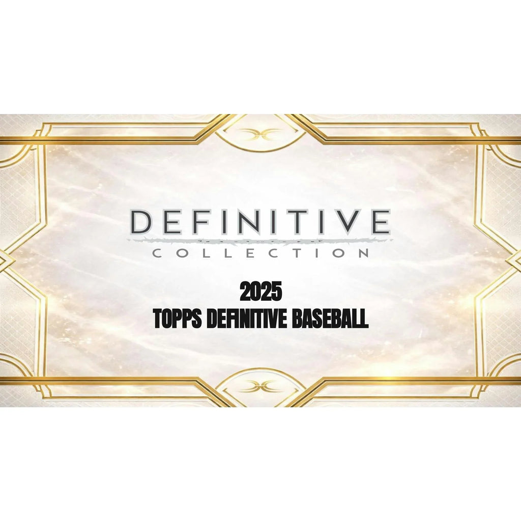 2025 Topps Definitive Collection Baseball Hobby Box Premium Release (Ships Sealed Only)