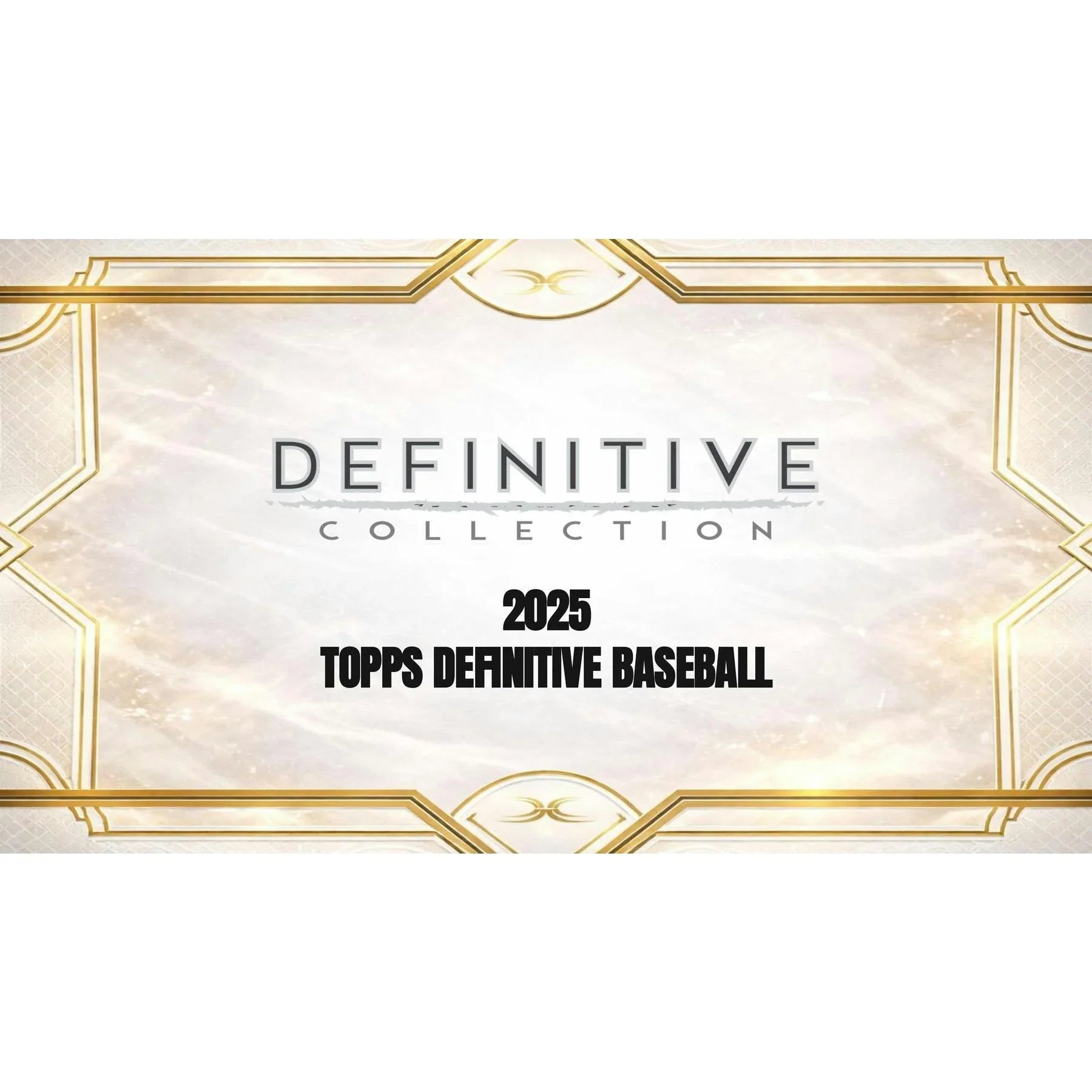 2025 Topps Definitive Collection Baseball Hobby Box Premium Release (Ships Sealed Only)