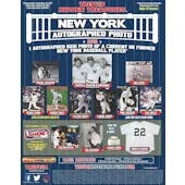 2021 Tristar Hidden Treasures Autographed New York Baseball 8x10 Photo Edition Box (Ships Sealed Only)