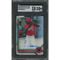 2022 Bowman Chrome Mega Box Baseball #BMAED Elly De La Cruz Rookie Auto SGC 10 (GEM MT) Auto 10 (Ships Sealed Only)