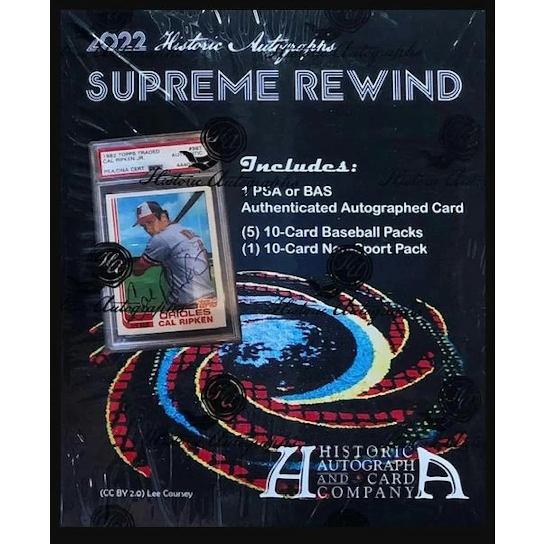 2022 Historic Autographs Supreme Rewind Baseball Hobby Box (Ships Sealed Only)
