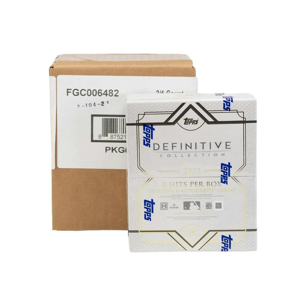 2025 Topps Definitive Collection Baseball Hobby 2 Box Case (Ships Sealed Only)