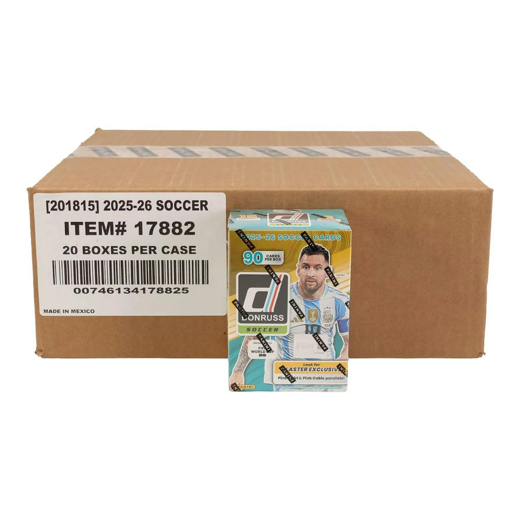2025 26 Panini Donruss Road to FIFA World Cup Soccer Blaster Hobby 20 Box Case (Ships Sealed Only)
