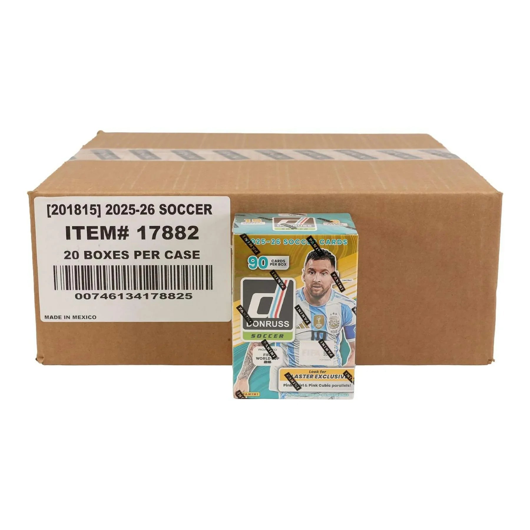 2025 26 Panini Donruss Road to FIFA World Cup Soccer Blaster Hobby 20 Box Case (Ships Sealed Only)