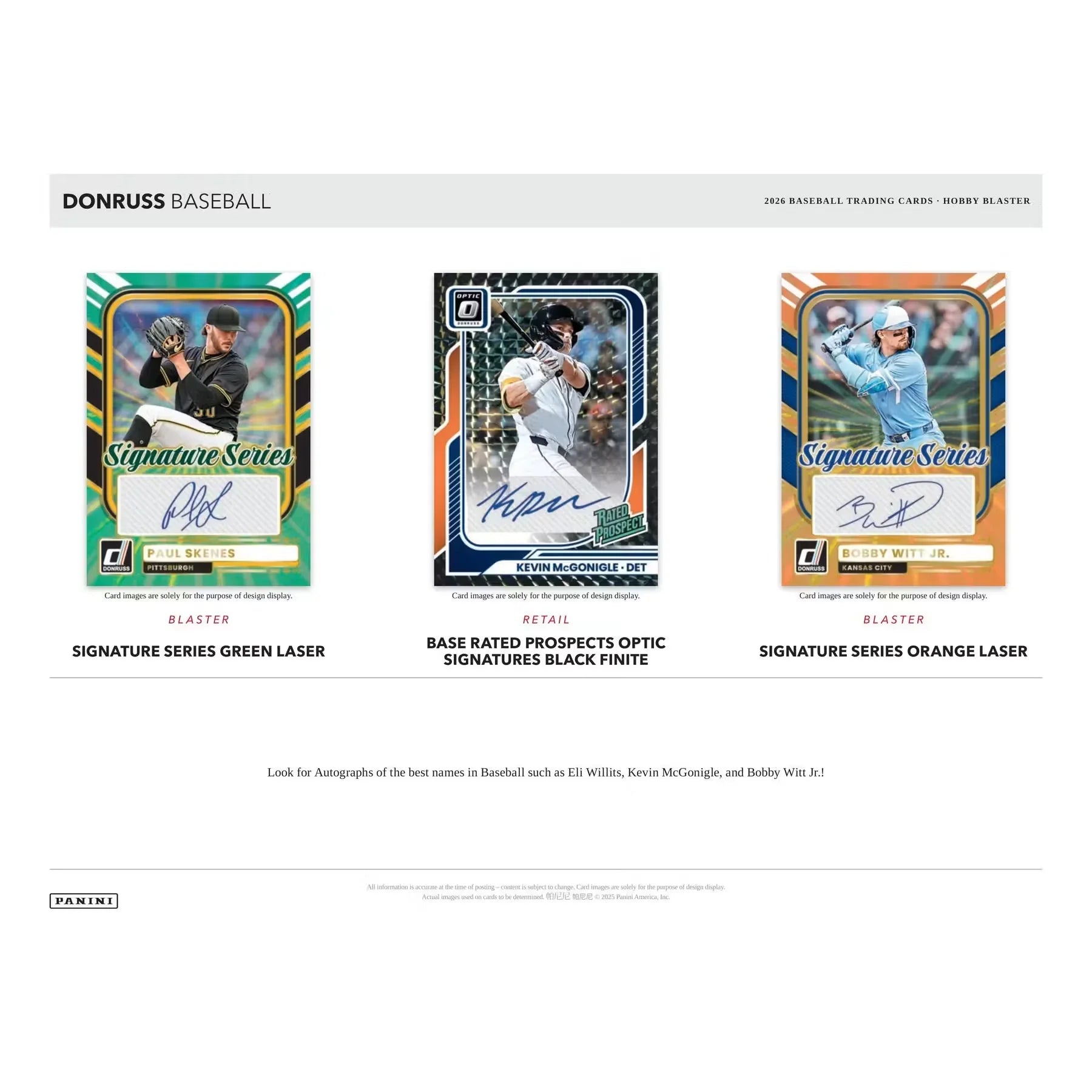 2026 Panini Donruss Baseball Hobby Blaster 20-Box Case | Presell (Ships Sealed Only)