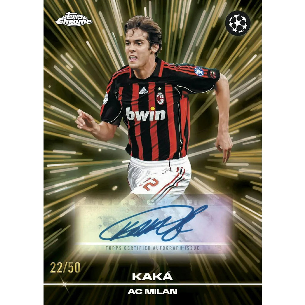2025 26 Topps Chrome UEFA Club Competitions Soccer Hobby 12 Box Case (Ships Sealed Only) - D2