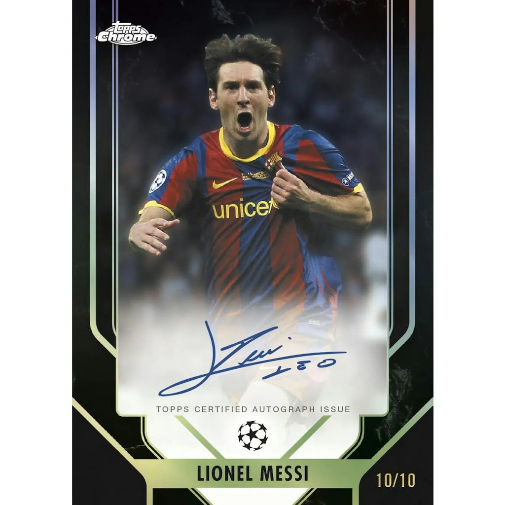 2025 26 Topps Chrome UEFA Club Competitions Soccer Hobby 12 Box Case (Ships Sealed Only) - D2