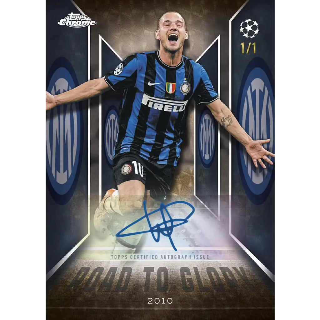 2025 26 Topps Chrome UEFA Club Competitions Soccer Hanger Box (Ships Sealed Only)
