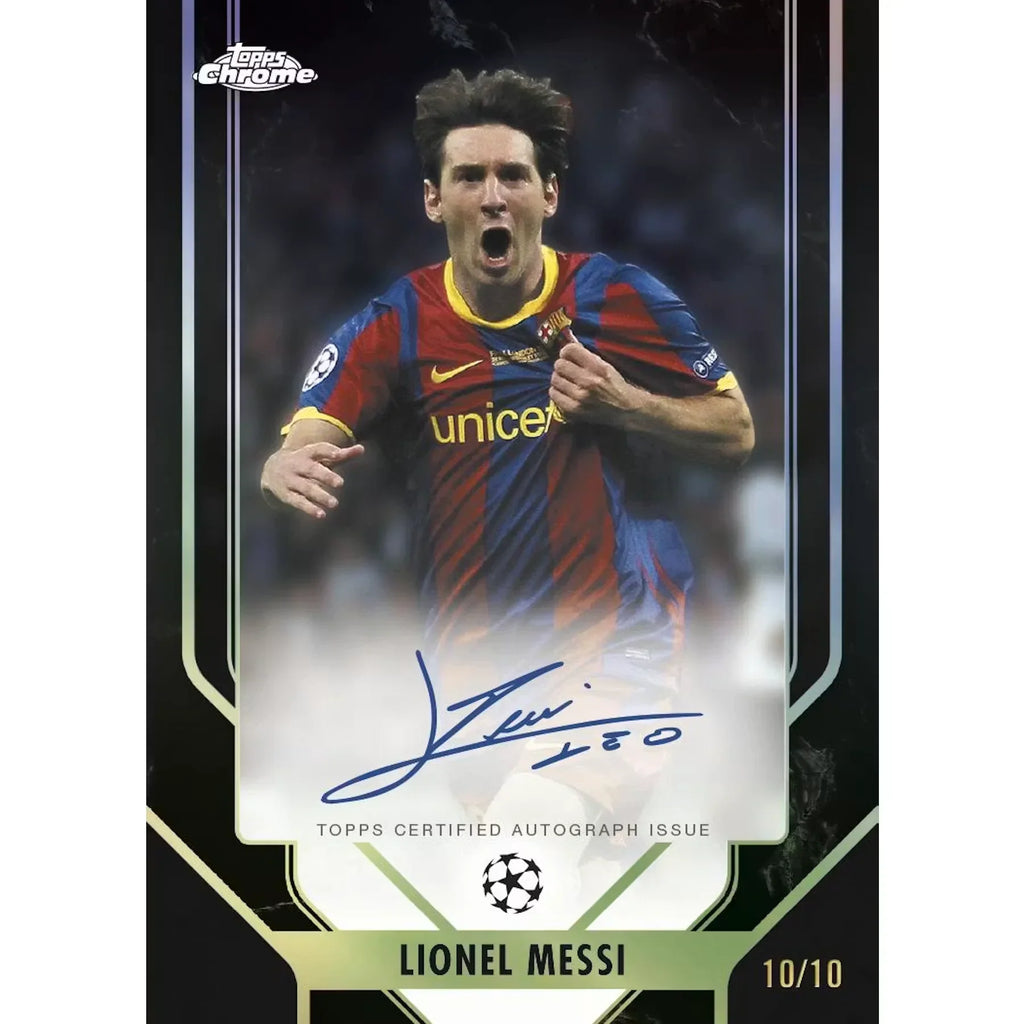 2025 26 Topps Chrome UEFA Club Competitions Soccer Hanger 64 Box Case (Ships Sealed Only)
