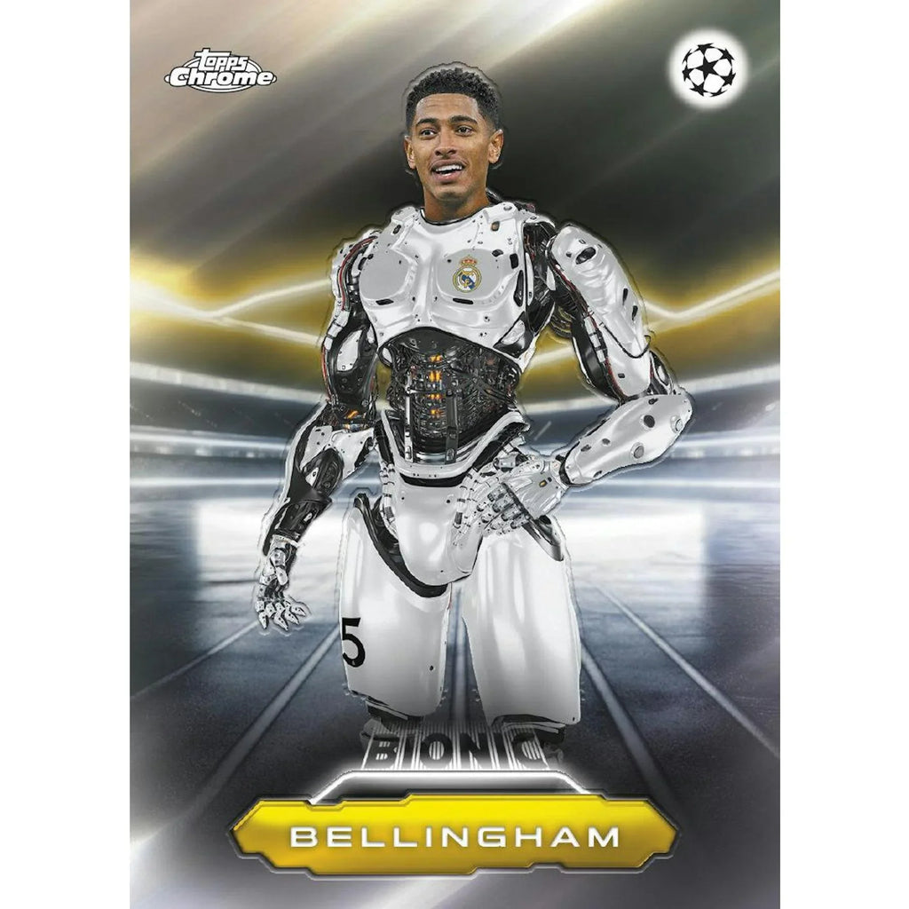 2025 26 Topps Chrome UEFA Club Competitions Soccer Blaster Box (Ships Sealed Only)