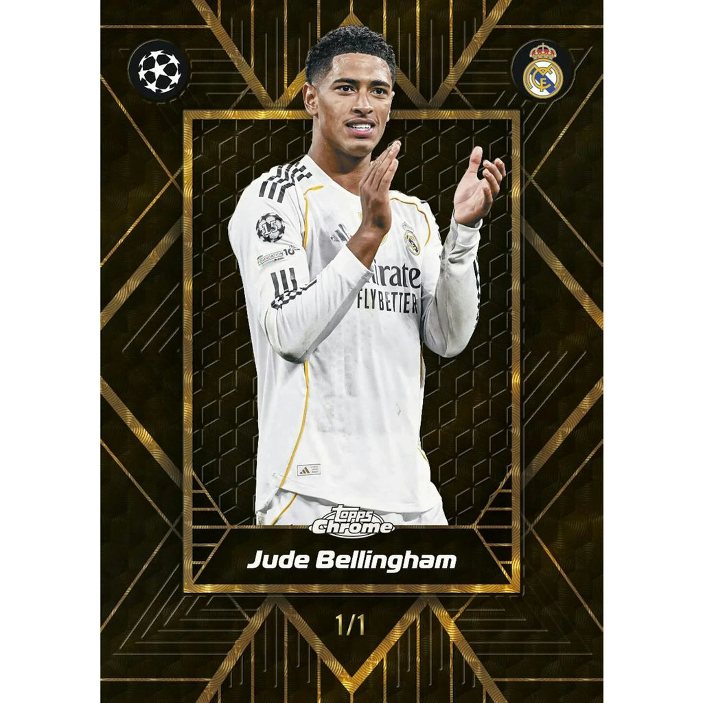 2025 26 Topps Chrome UEFA Club Competitions Soccer Blaster Box (Ships Sealed Only)
