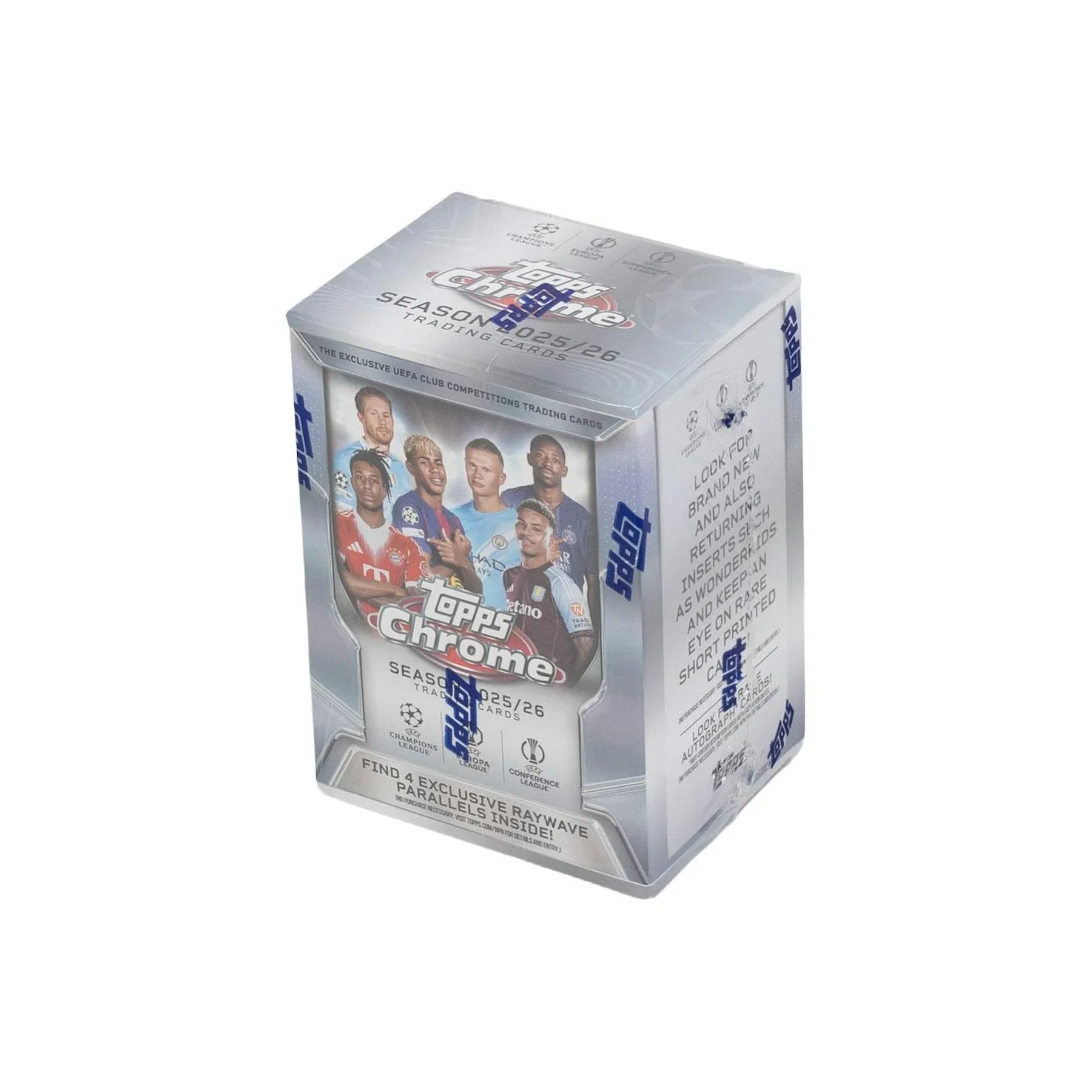 2025 26 Topps Chrome UEFA Club Competitions Soccer Blaster Box (Ships Sealed Only)