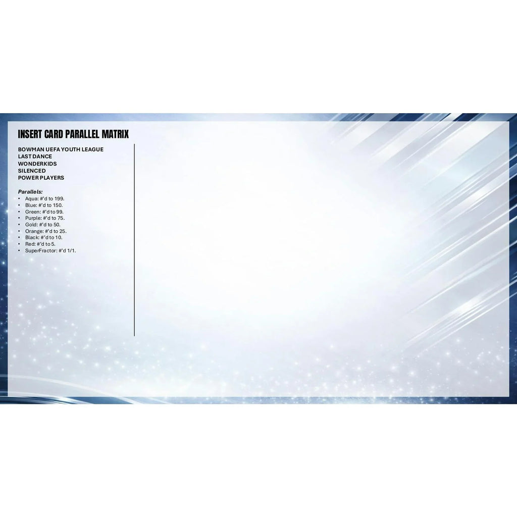 2025 26 Topps Chrome UEFA Club Competitions Soccer Mega Box (Ships Sealed Only) - D2
