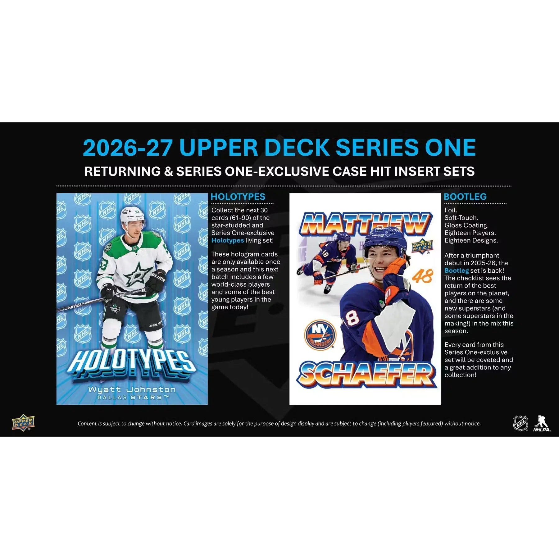 2026-27 Upper Deck Series 1 Hockey Blaster 20-Box Case | Presell (Ships Sealed Only)