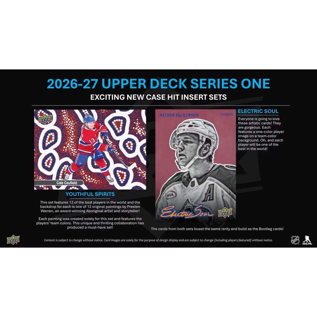 2026-27 Upper Deck Series 1 Hockey Tin | Retail Presell (Ships Sealed Only)