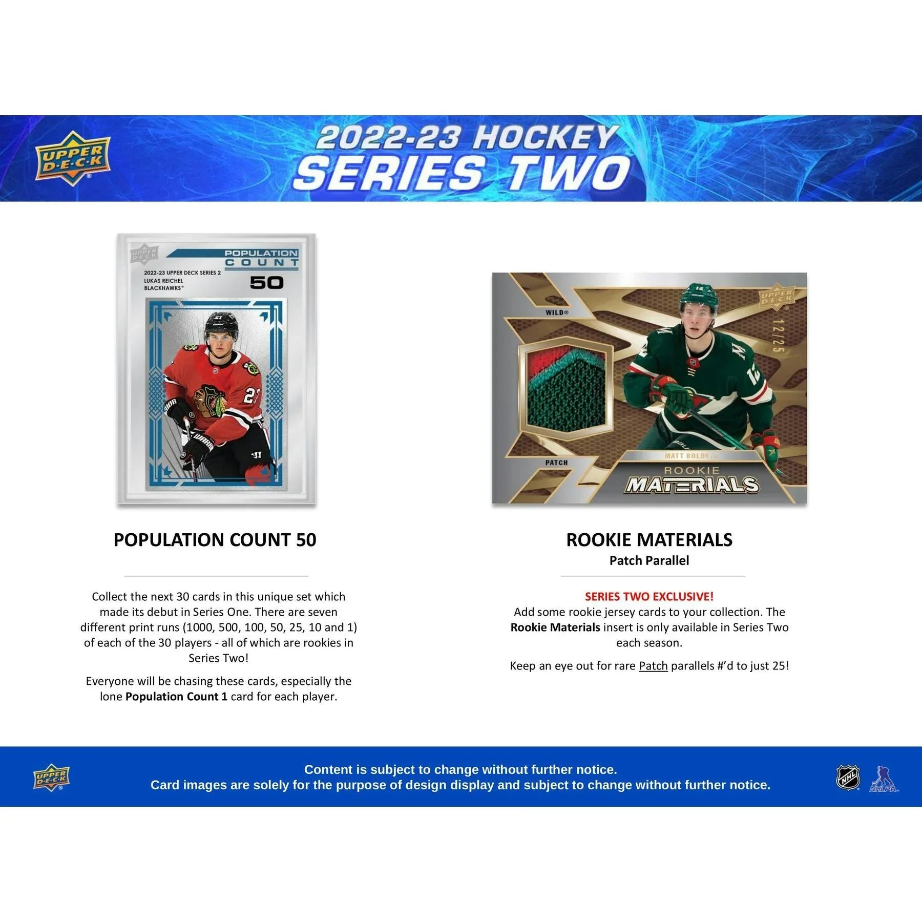 2022 23 Upper Deck Series 2 Hockey Hobby Box (Ships Sealed Only)