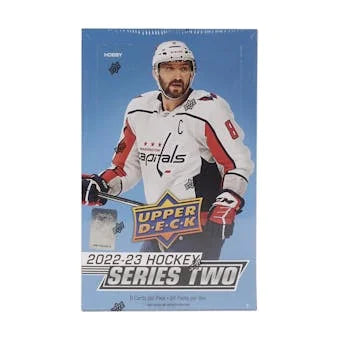 2022 23 Upper Deck Series 2 Hockey Hobby Box (Ships Sealed Only)