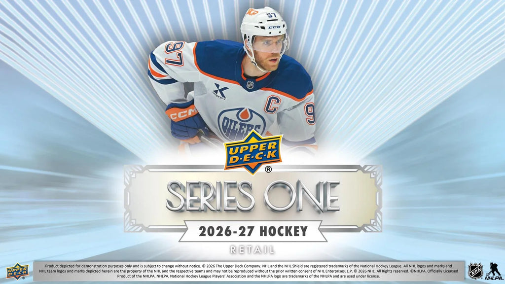 2026-27 Upper Deck Series 1 Hockey Tin Case | 12 Tins Retail (Ships Sealed Only)