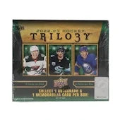 2022 23 Upper Deck Trilogy Hockey Hobby Box (Ships Sealed Only)